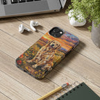 Golden Retriever Acrylic Gallery Print Sunset Prairie Phone Case | Premium Dog Prints | Tritan — view 12 of 24