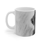 Great Dane Charcoal Portrait Ceramic Mug 11oz | Premium Dog Art | Tritan