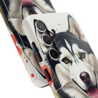 Siberian Husky Watercolor Wildflower Field Phone Case | Premium Dog Prints | Tritan — view 26 of 28