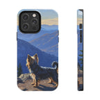 Acrylic Yorkshire Terrier - Mountain Overlook | Tough Phone Case