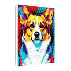 Pop Art Corgi Canvas — Bold Dog Wall Art
