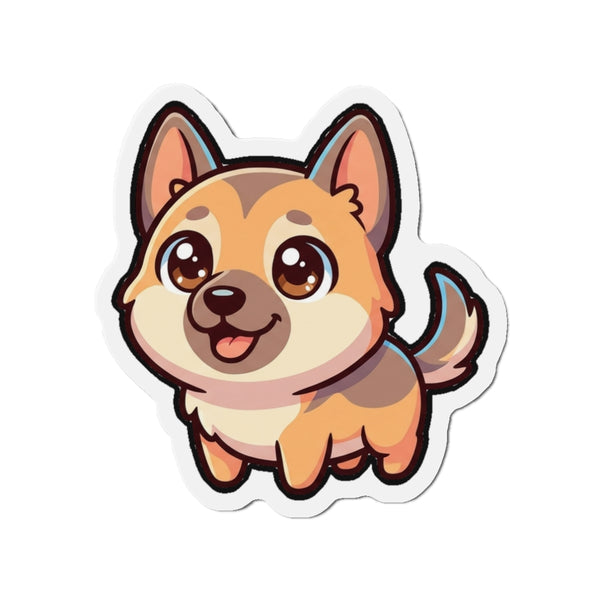 Chibi German Shepherd Magnet | Tritan
