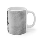 German Shepherd Charcoal Portrait Ceramic Mug 11oz | Premium Dog Art | Tritan
