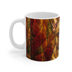 French Bulldog Low Poly Warm Jewel Ceramic Mug 11oz | Dog Lover Gift