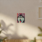 Pop Art Husky Canvas — Bold Dog Wall Art