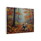 Yorkshire Terrier Wall Art, Yorkie Mom Gift, Dog Lover Canvas Print, Pet Portrait, Acrylic Painting Decor