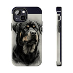 Charcoal Rottweiler Rottweiler Tough Phone Case - Rottweiler pride — gentle giants deserve great art — view 9 of 103