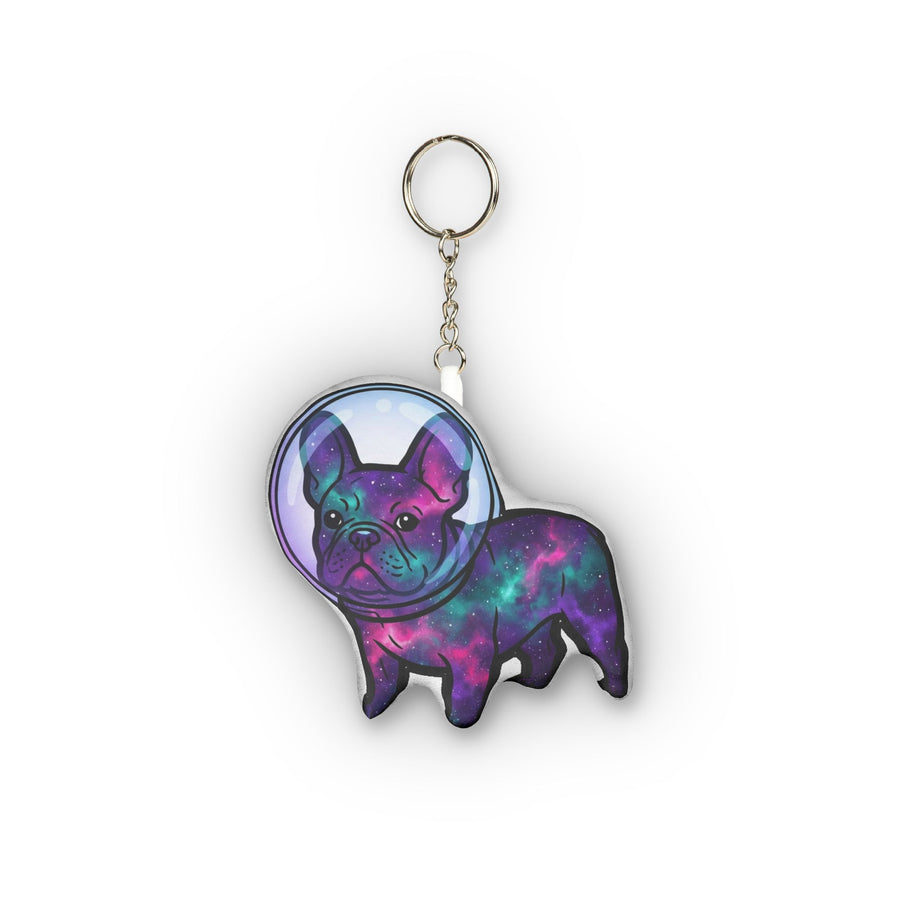 Cosmic French Bulldog Plush Keychain | Tritan