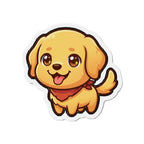 Chibi Golden Retriever Magnet | Tritan