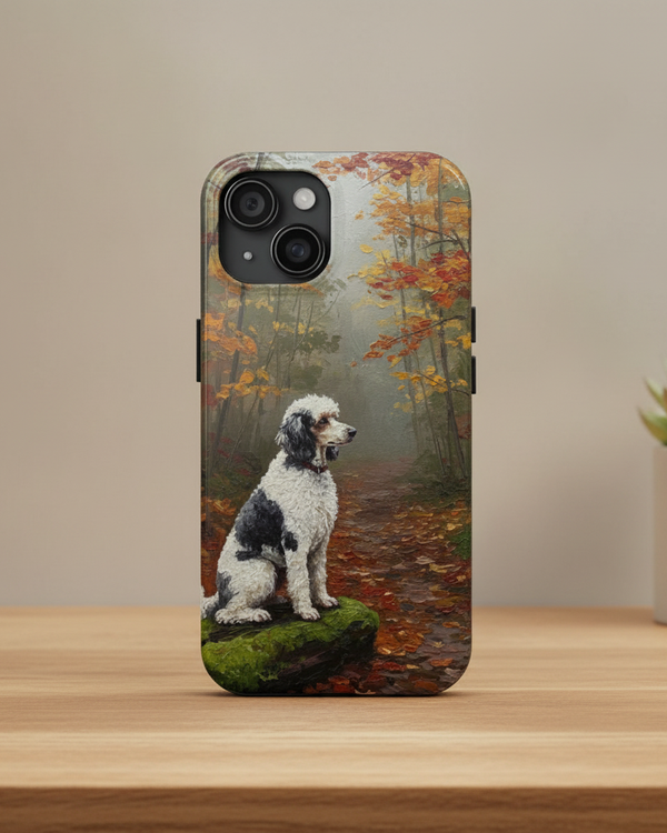 Acrylic Poodle - Autumn Woods | Tough Phone Case