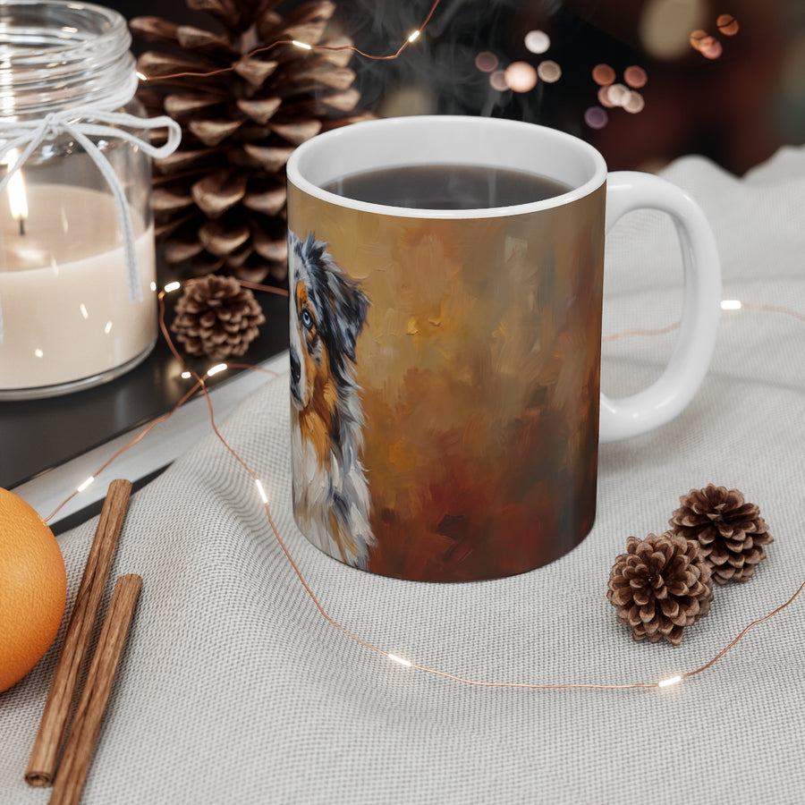 Australian Shepherd Acrylic ceramic mug by Tritan, context