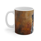 Australian Shepherd Acrylic ceramic mug by Tritan, left handle