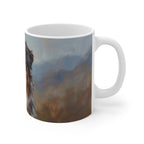 Australian Shepherd Acrylic ceramic mug by Tritan, right handle