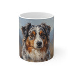 Australian Shepherd Acrylic ceramic mug by Tritan, front