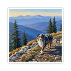 Australian Shepherd Acrylic vinyl sticker by Tritan, front