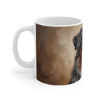 Australian Shepherd Acrylic ceramic mug by Tritan, left handle
