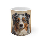 Australian Shepherd Acrylic ceramic mug by Tritan, front