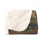 Australian Shepherd Acrylic sherpa blanket by Tritan, folded