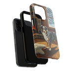 Australian Shepherd Acrylic tough phone case by Tritan, two-piece layers