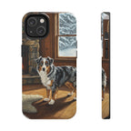 Australian Shepherd Acrylic tough phone case by Tritan, front and side