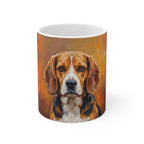 Beagle Acrylic ceramic mug by Tritan, front