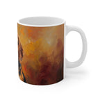 Beagle Acrylic ceramic mug by Tritan, right handle