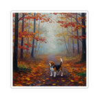 Beagle Acrylic vinyl sticker by Tritan, front