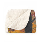 Beagle Acrylic sherpa blanket by Tritan, folded