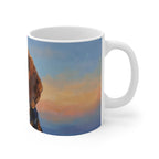 Beagle Acrylic ceramic mug by Tritan, right handle
