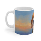 Beagle Acrylic ceramic mug by Tritan, left handle