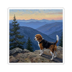 Beagle Acrylic vinyl sticker by Tritan, front