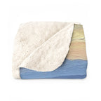 Beagle Acrylic sherpa blanket by Tritan, folded