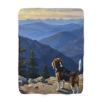 Beagle Acrylic sherpa blanket by Tritan, front