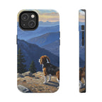 Beagle Acrylic tough phone case by Tritan, front and side