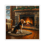 Beagle Acrylic vinyl sticker by Tritan, front
