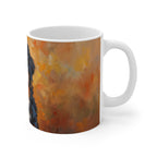 Bernese Mountain Dog Acrylic ceramic mug by Tritan, right handle