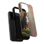 Bernese Mountain Dog Acrylic tough phone case by Tritan, two-piece layers
