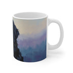 Bernese Mountain Dog Acrylic ceramic mug by Tritan, right handle
