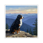 Bernese Mountain Dog Acrylic vinyl sticker by Tritan, front