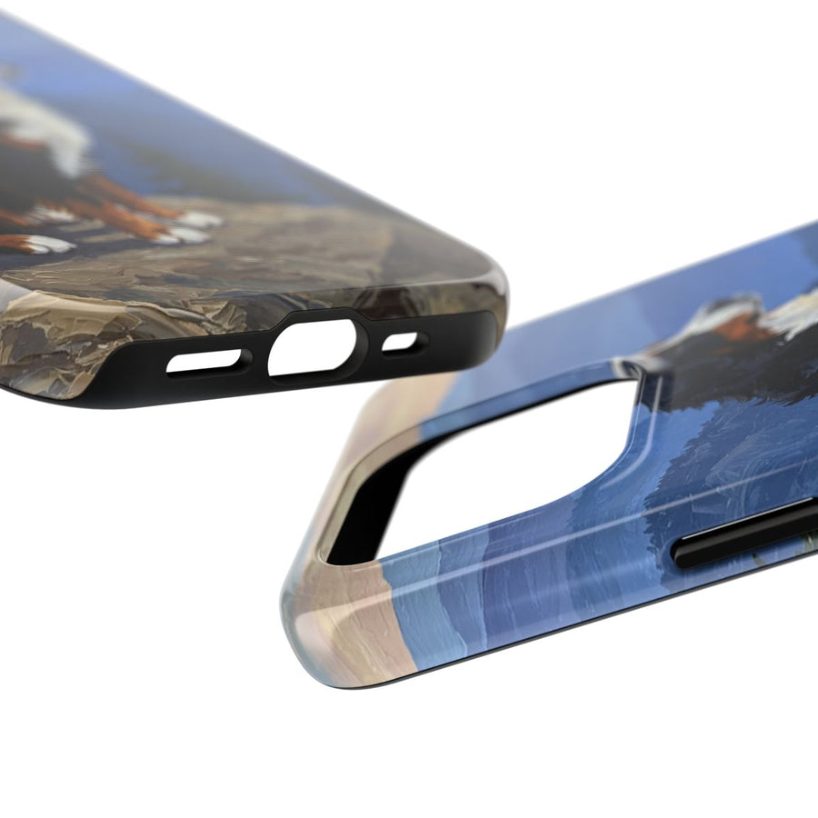 Bernese Mountain Dog Acrylic tough phone case by Tritan, side