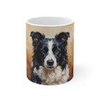 Border Collie Acrylic ceramic mug by Tritan, front