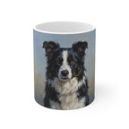 Border Collie Acrylic ceramic mug by Tritan, front