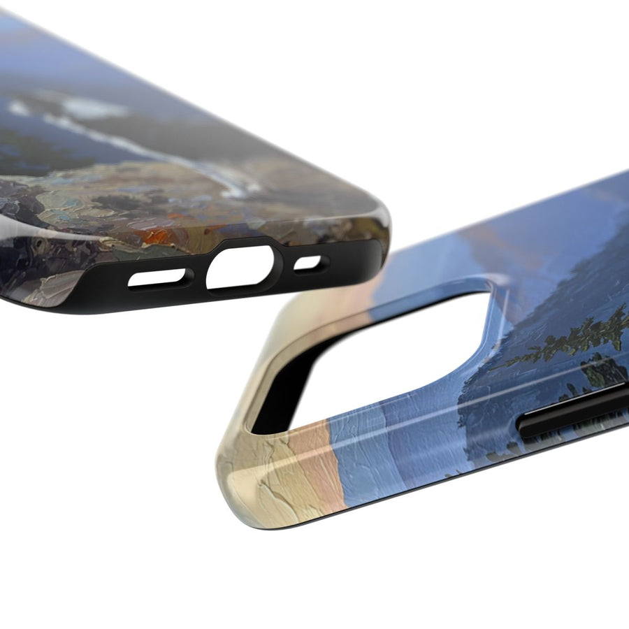 Border Collie Acrylic tough phone case by Tritan, side