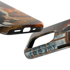 Border Collie Acrylic tough phone case by Tritan, side