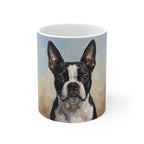Boston Terrier Acrylic ceramic mug by Tritan, front