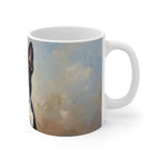 Boston Terrier Acrylic ceramic mug by Tritan, right handle