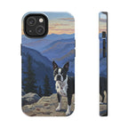 Boston Terrier Acrylic tough phone case by Tritan, front and side