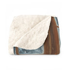 Boston Terrier Acrylic sherpa blanket by Tritan, folded