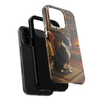 Boston Terrier Acrylic tough phone case by Tritan, two-piece layers