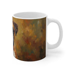 Boxer Acrylic ceramic mug by Tritan, right handle